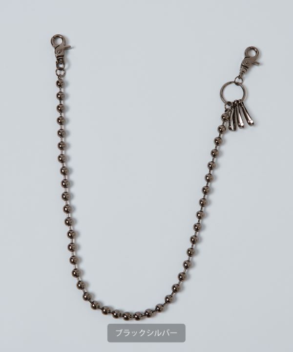 10m/mカットボールウォレットチェーン70cm