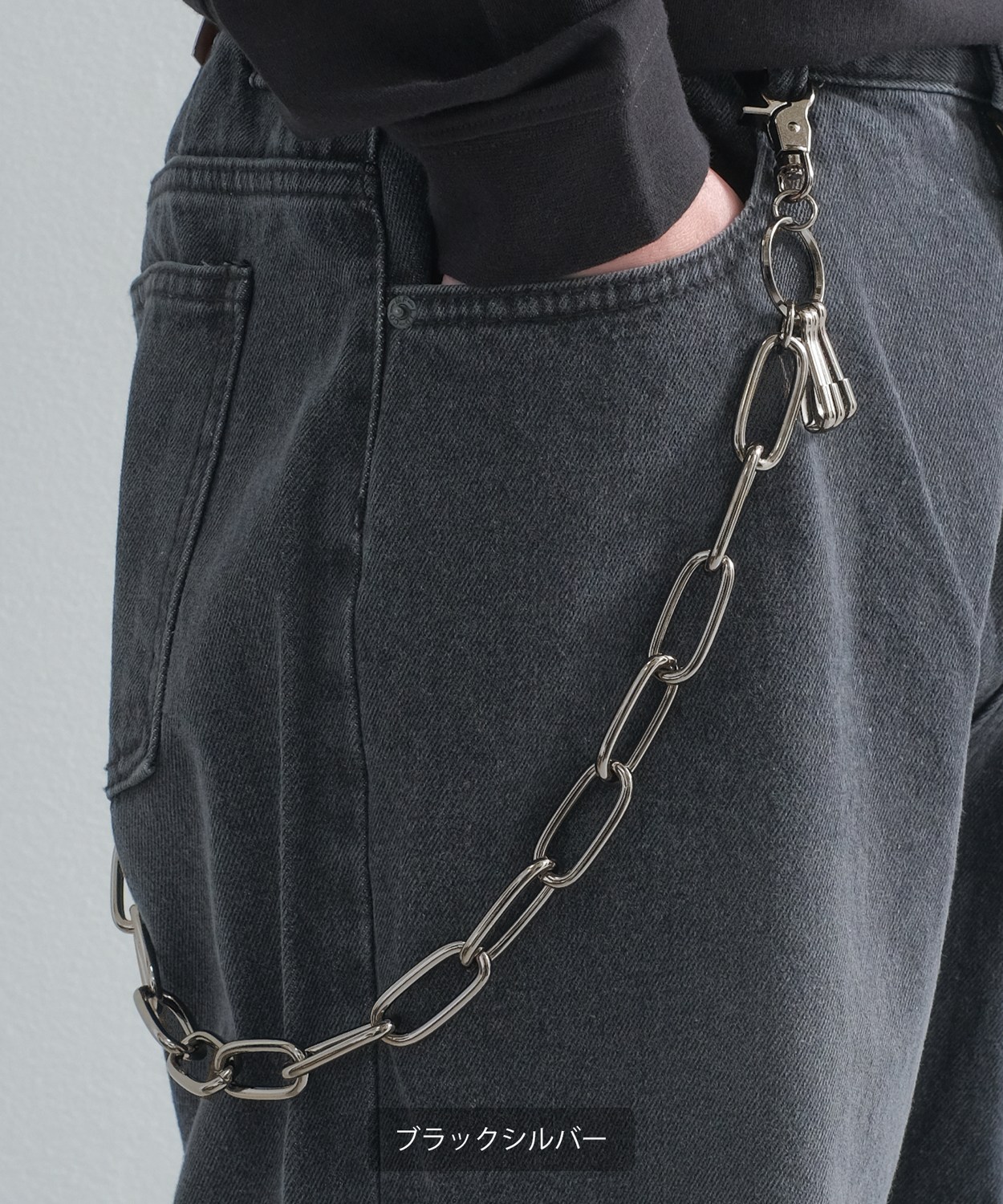 ケーブルウォレットチェーン70cm filthステンレススチール ウォレット