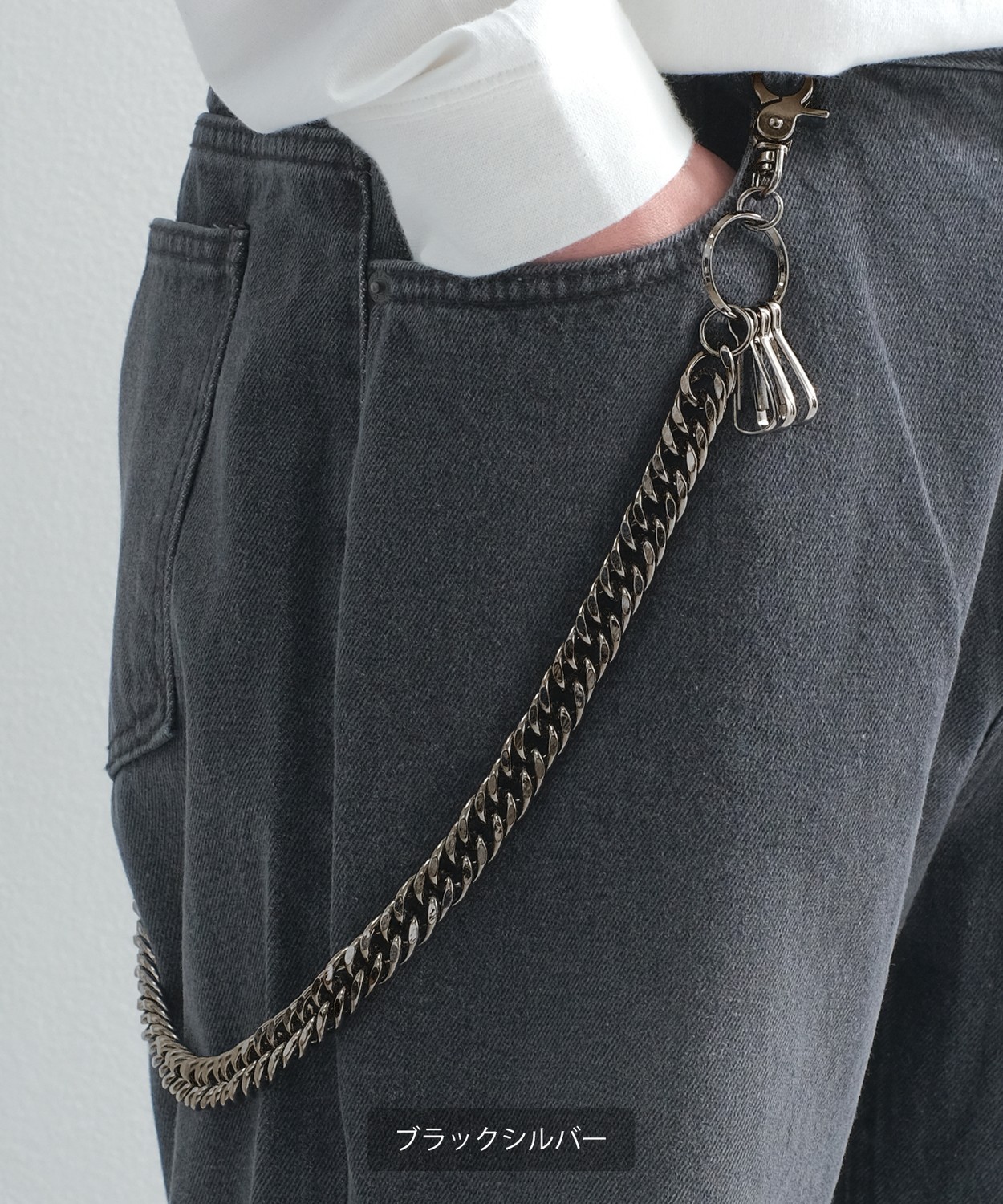 mastermind JAPAN ウォレットチェーン ブラック シルバー mastermind JAPAN WALLET CHAIN (SILVER)の商品ページ