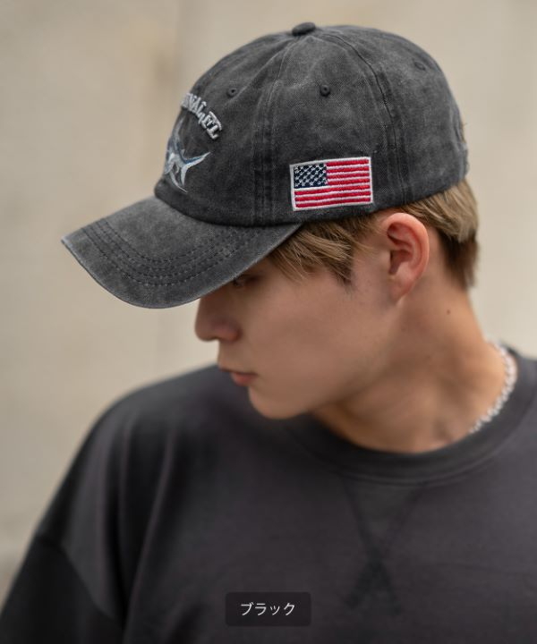 ヴィンテージ加工キャップ