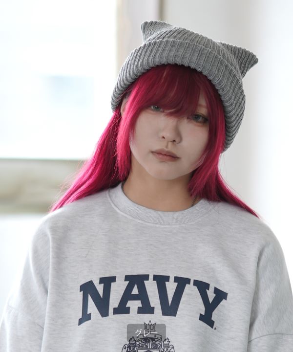 ネコ耳ニットキャップ