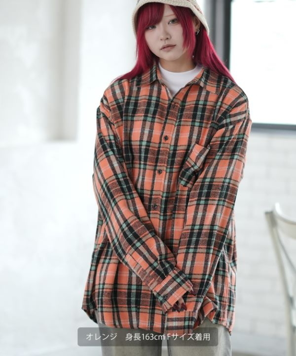 チェックシャツジャケット