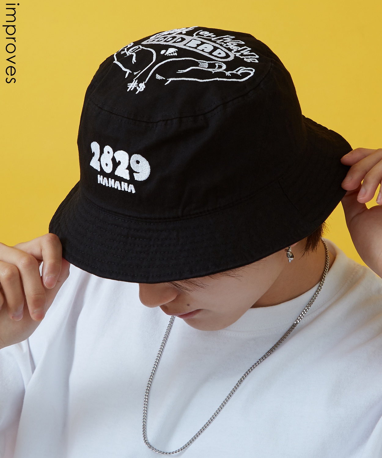 25SS】UNISEX NEW ERA UNSTRUCTURED WAACKYバケットハット ブラック