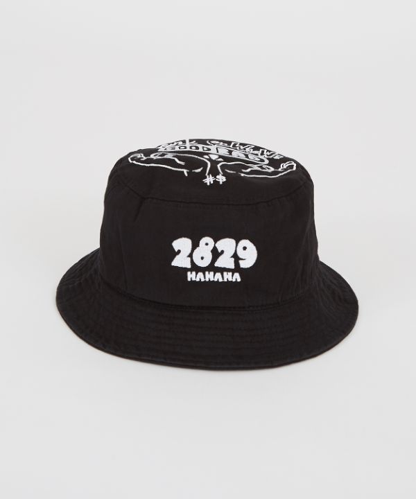 25SS】UNISEX NEW ERA UNSTRUCTURED WAACKYバケットハット ブラック