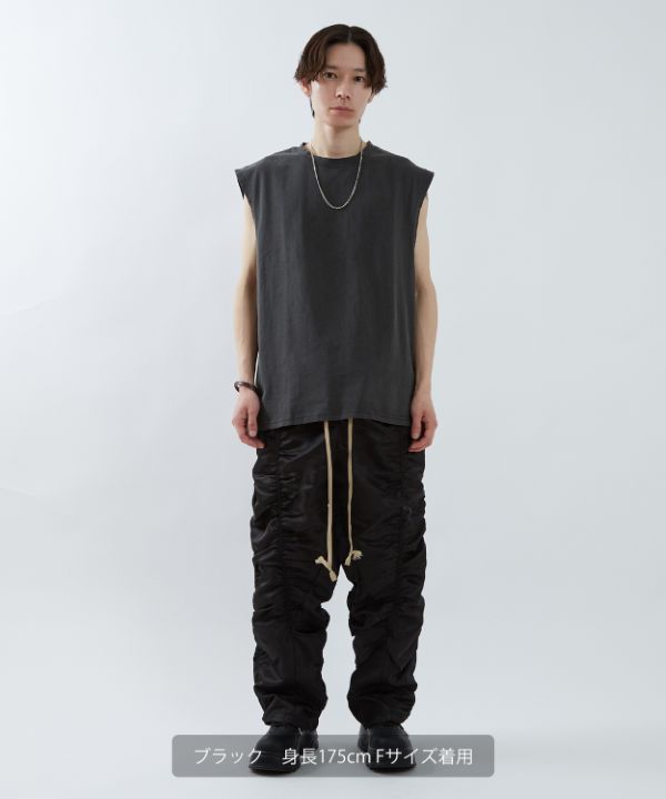 Y's BORN PRODUCT] COTTON TWILL CUT LINE KNEE PANTS(XS Mocha