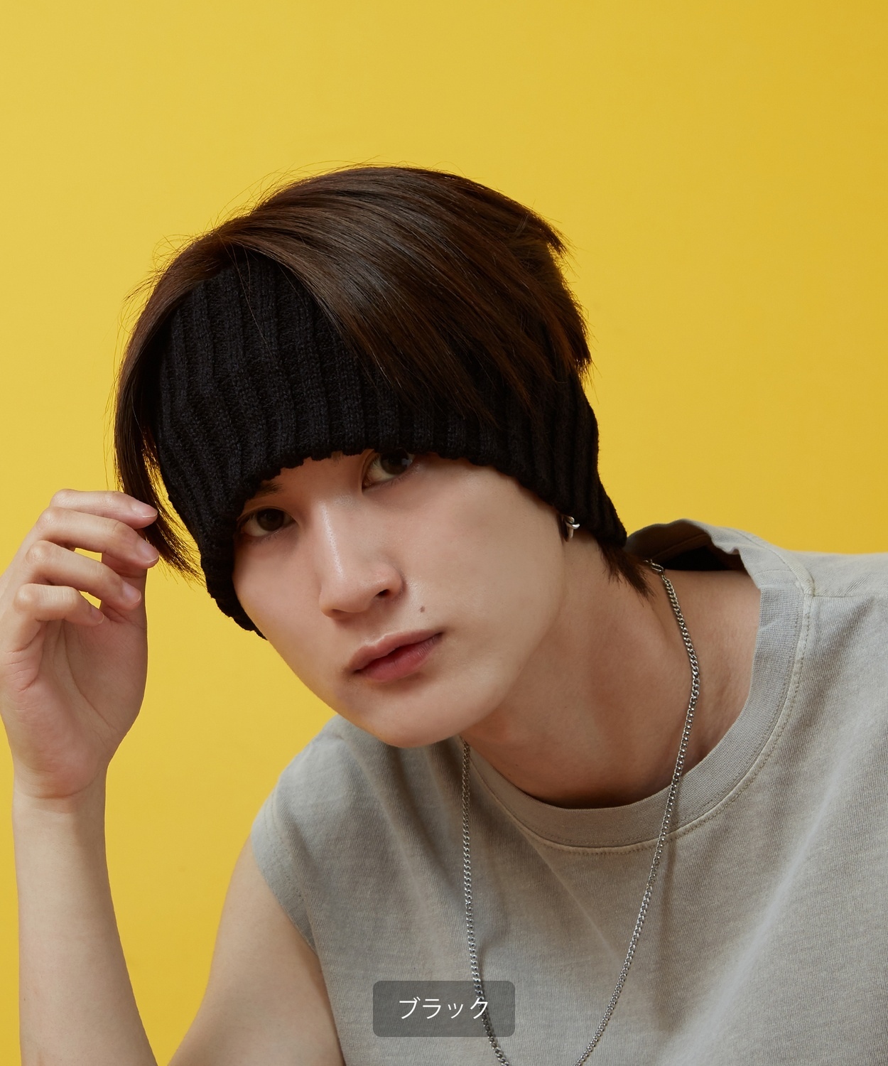 ニットヘアバンド