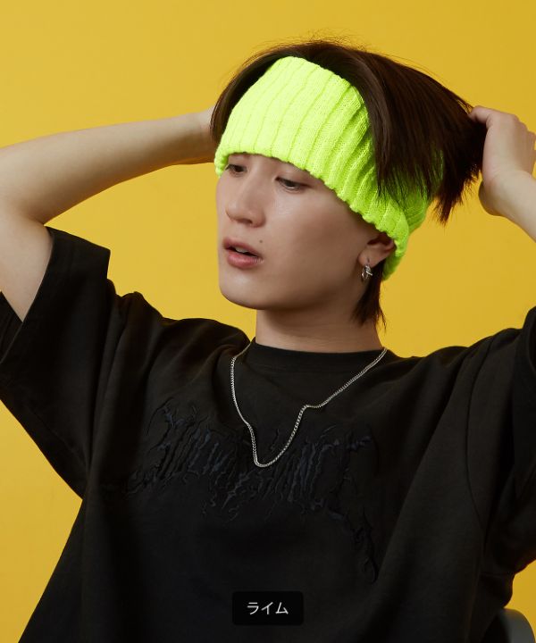 ニットヘアバンド