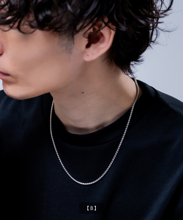 50cmシルバーネックレス