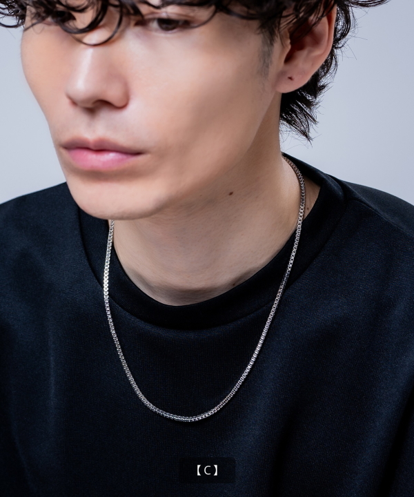 50cmシルバーネックレス