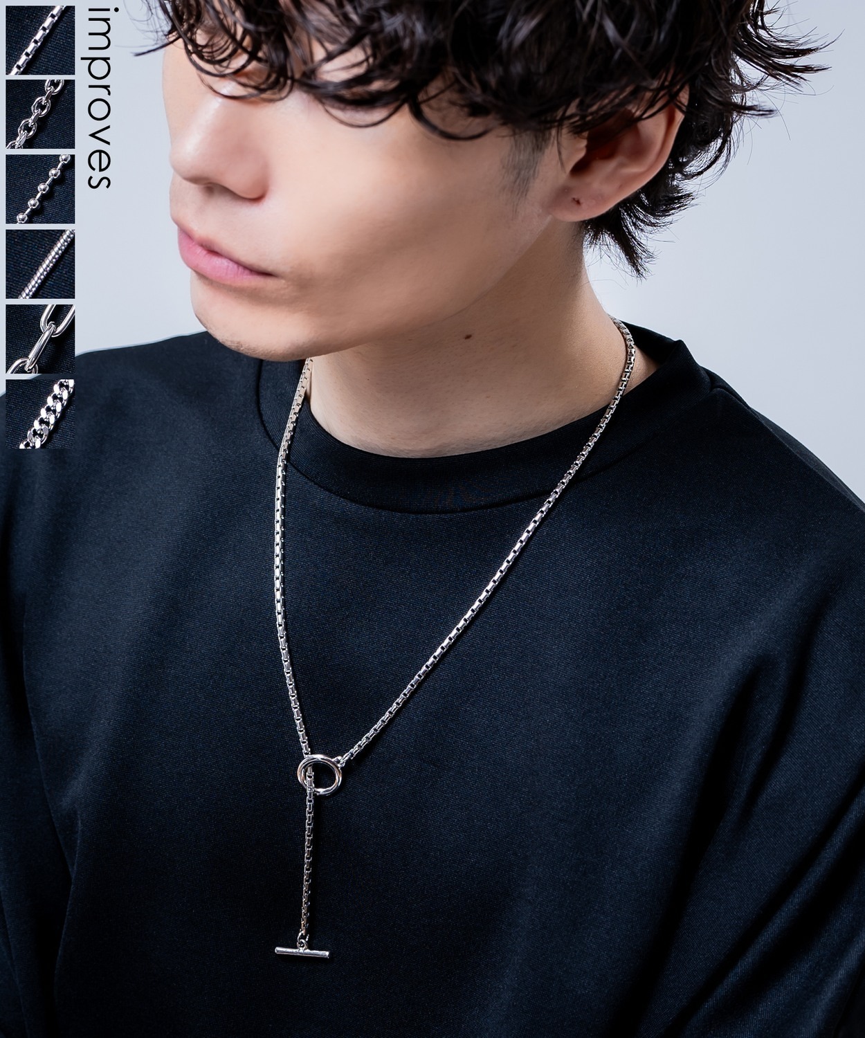 ネックレス　シルバー　60ｃｍ 60cmシルバーネックレス