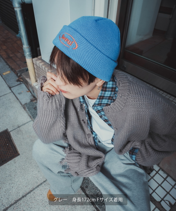ダメージカーディガン