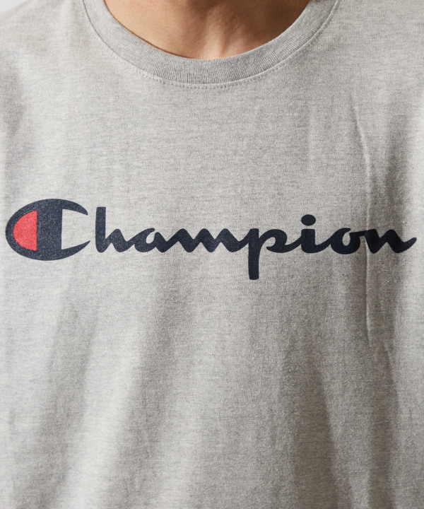 CHAMPION】半袖プリントTシャツ