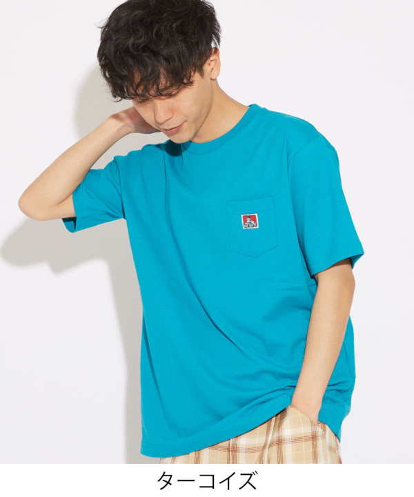 BEN DAVIS】ワンポイント半袖ポケットTシャツ