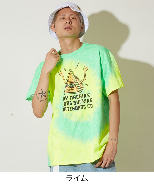 TOY MACHINE】半袖タイダイプリントTシャツ