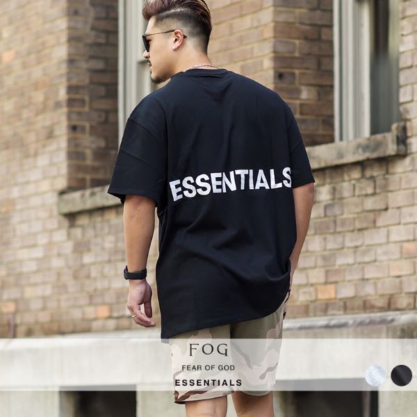 FOG ESSENTIALS バックロゴ Tシャツ ブラック / Sサイズ