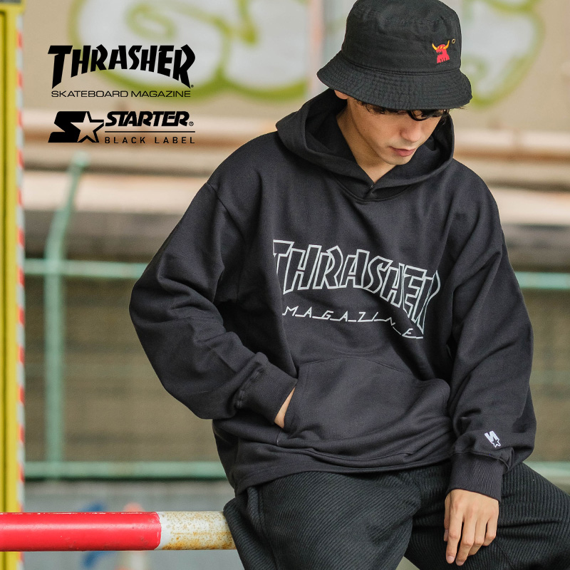 THRASHER、jouetieコラボパーカー - トップス