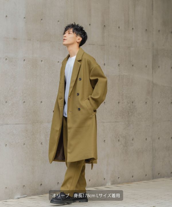 【美品/希少商品】21AW TWIST YARN COAT オーバーサイズコート