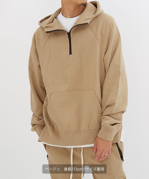 国産豊富な FEAR OF GOD - fog essentials サイドジップパーカー M