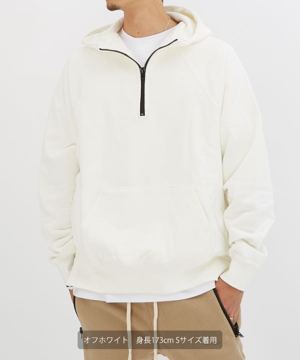 新品未使用 オーバーサイズ fear of god 型 ハーフジップパーカートップス