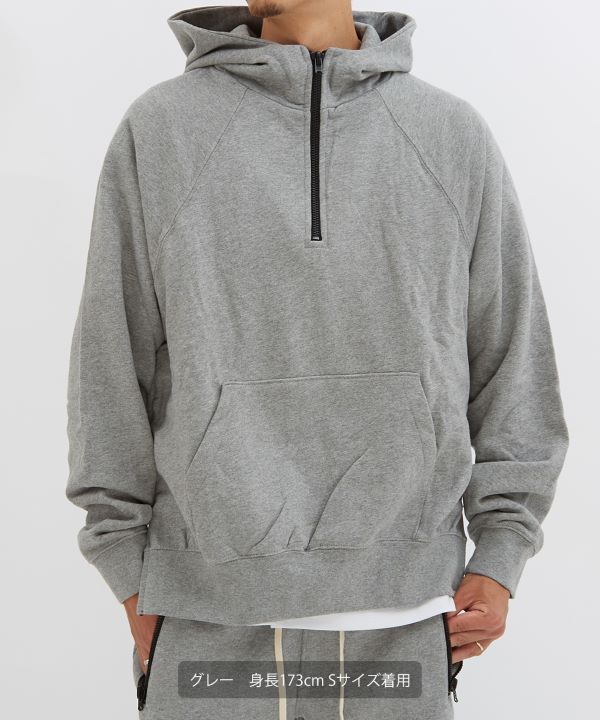 FEAR OF GOD ESSENTIALS】ハーフジップパーカ - トップス