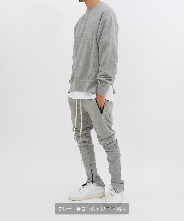 FEAR OF GOD ESSENTIALS】裾ジップ裏毛スウェットパンツ