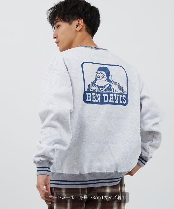 BEN DAVIS トレーナー スウェット DAVIS/ベンデイビス WALL ART
