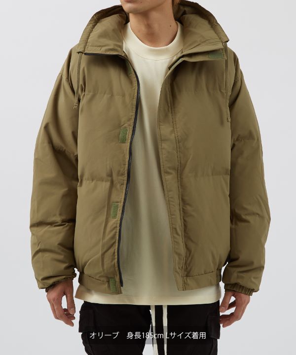 fear of god essentials puffer jacket 黒　L