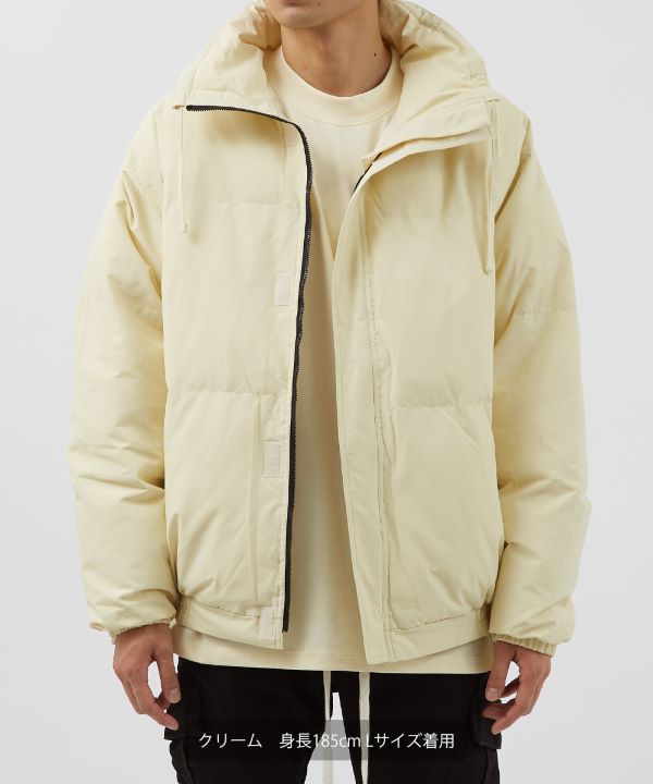 essentials puffer jacket ダウン L