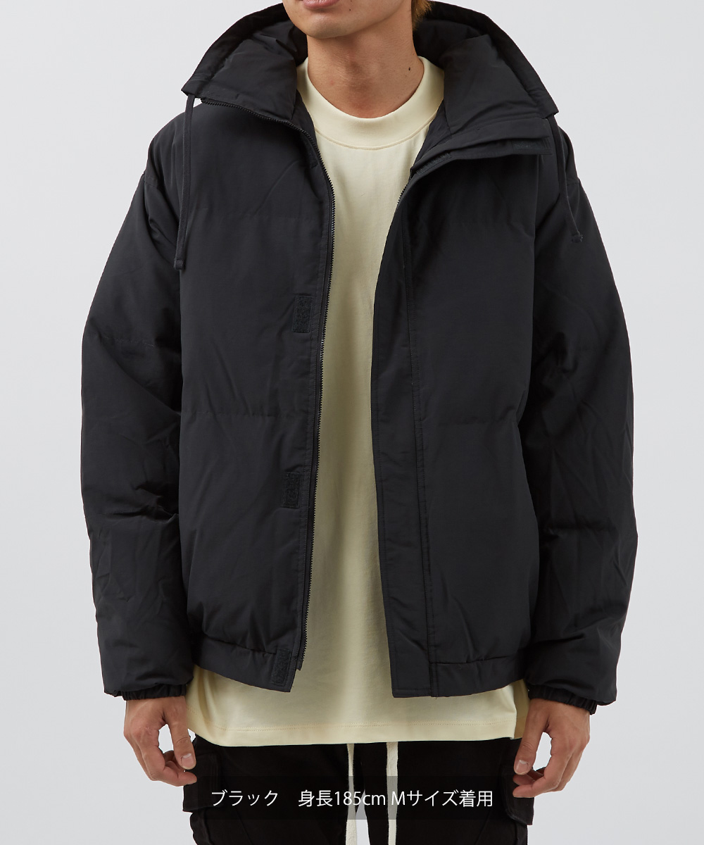 fear of god essentials puffer jacket 黒　L