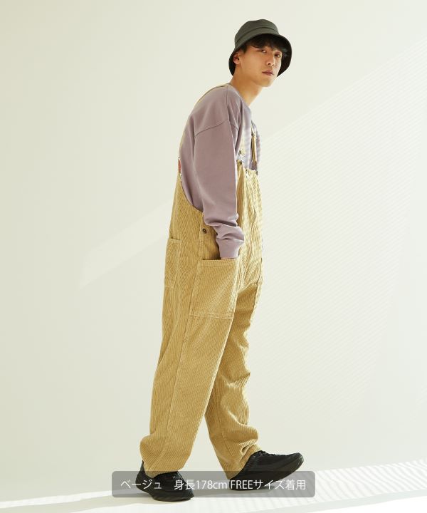 グレー コーデュロイ オーバーオール 楽天市場】コーデュロイ オーバーオール（サイズ（S/M/L）S）の通販
