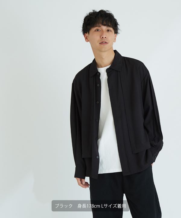 レイヤードシャツ