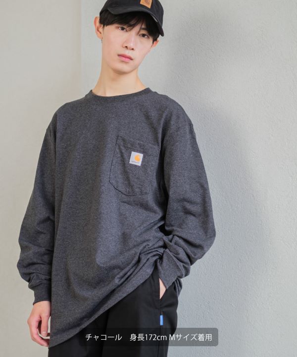 CARHARTT】長袖ポケットTシャツ