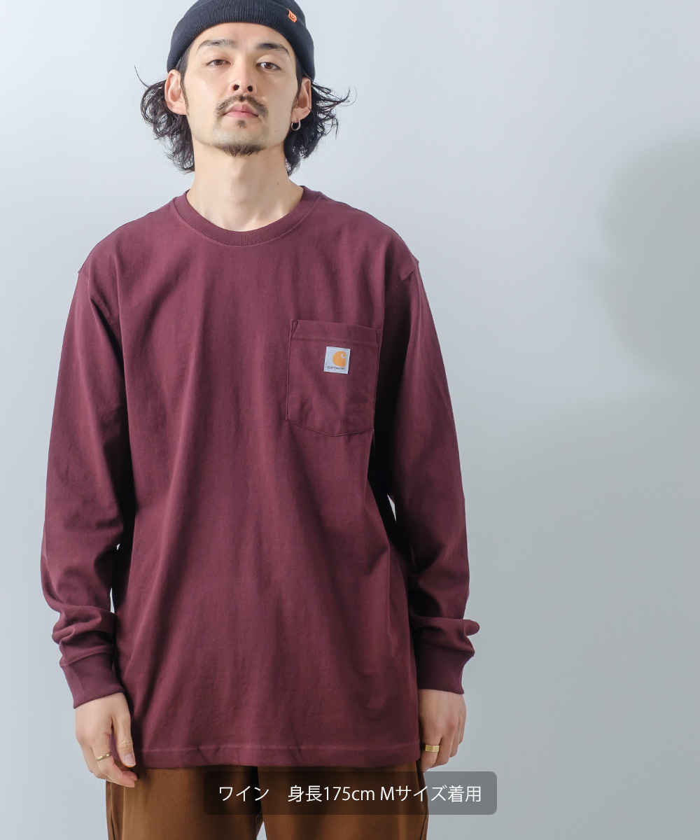 【CARHARTT】長袖ポケットTシャツ