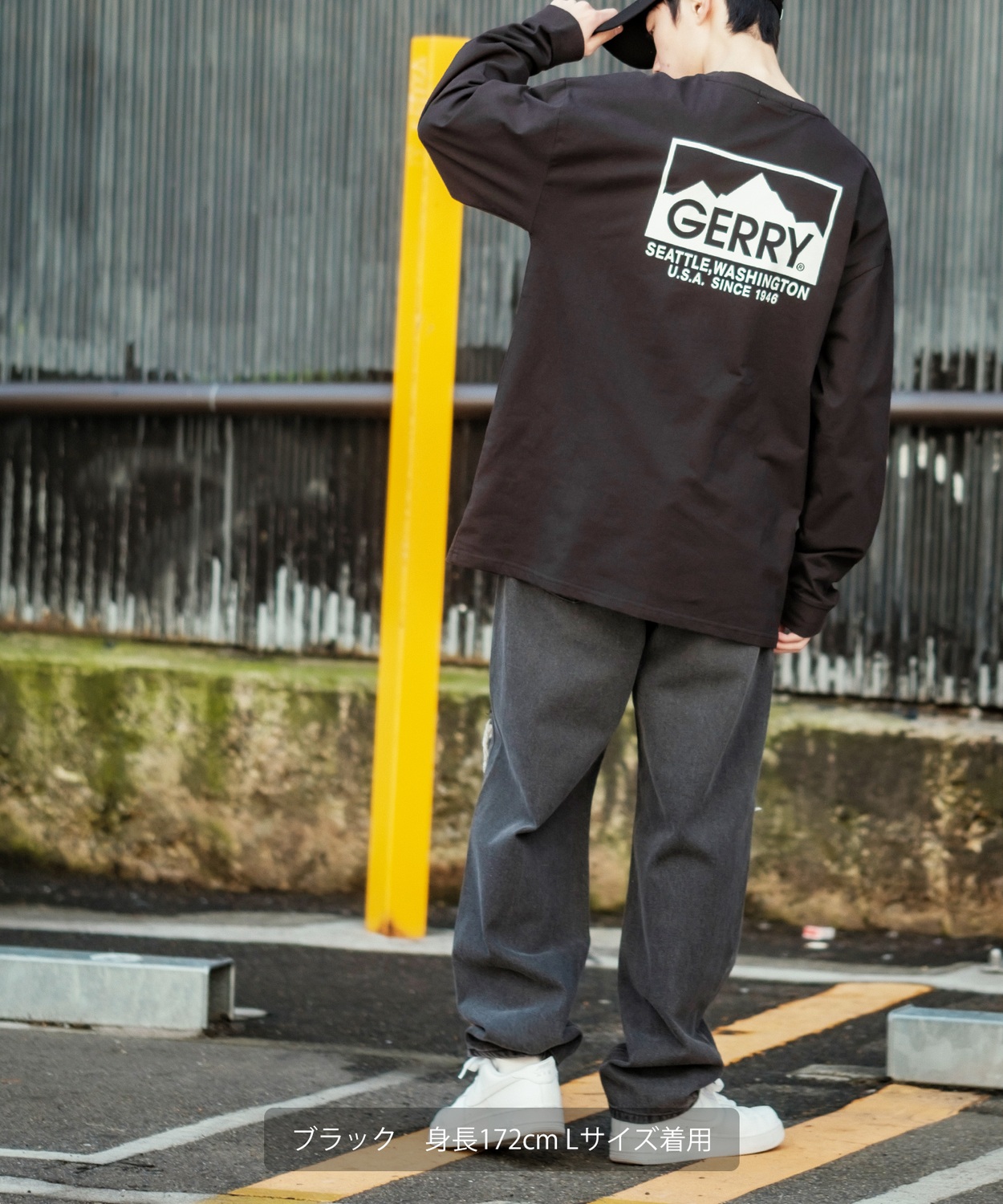 GERRY】別注 長袖プリントTシャツ