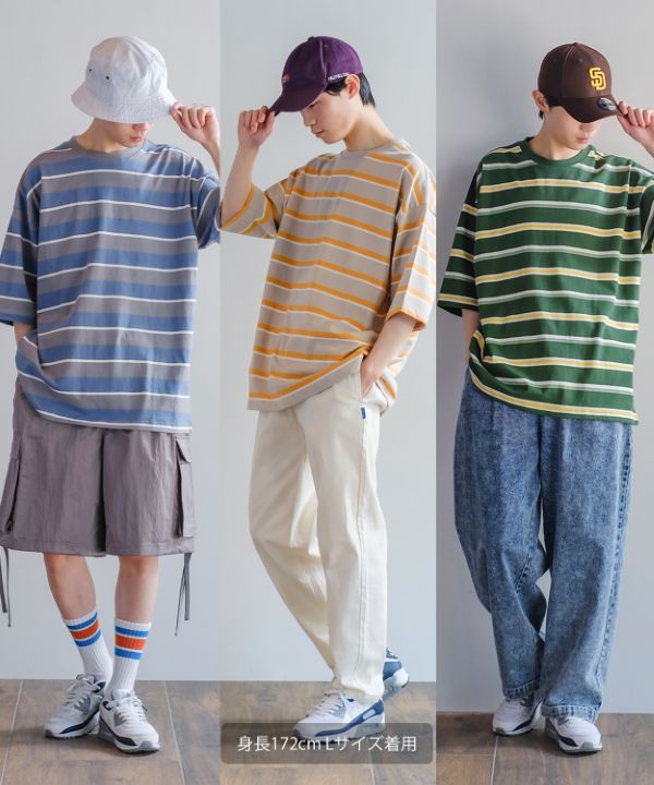 レトロボーダーTee