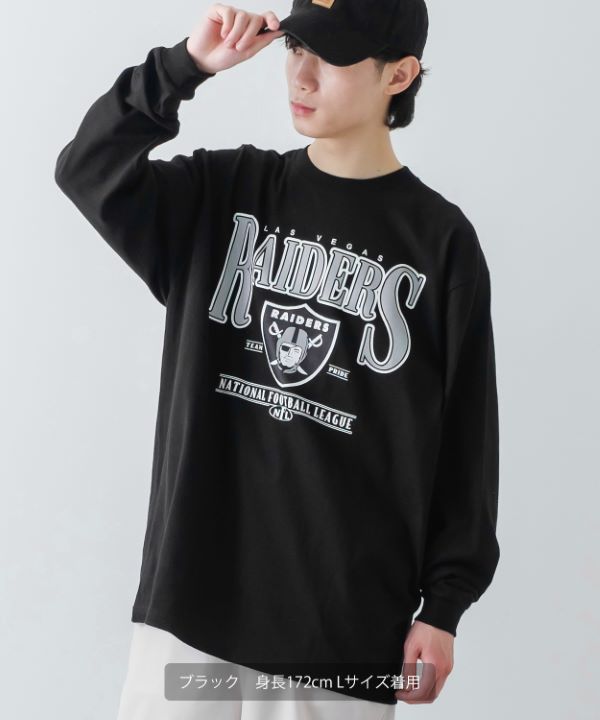 ☆新品☆Tシャツ NFL raiders M レイダース フットボール 長袖-