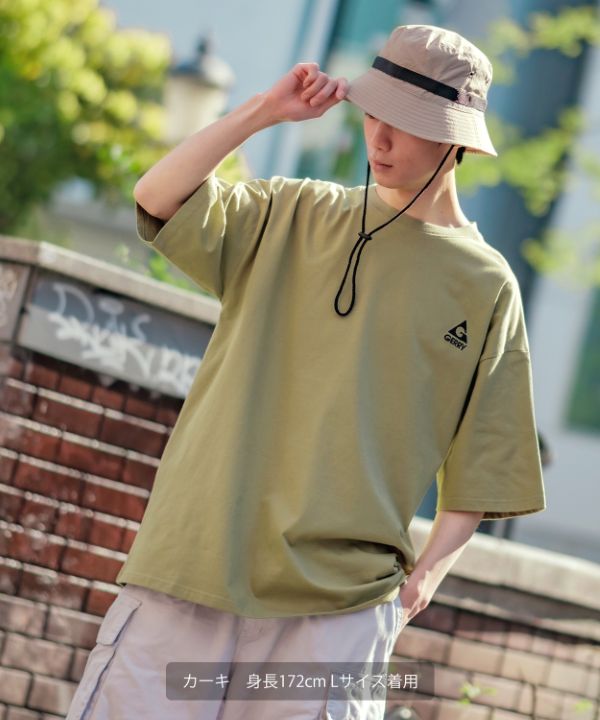 GERRY】半袖ワンポイントロゴ刺繍Tシャツ