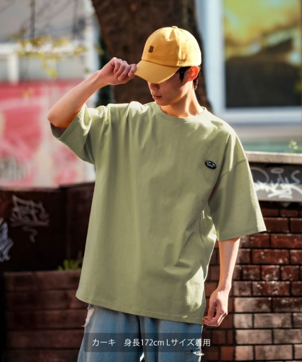 GERRY】半袖ワンポイントワッペンTシャツ