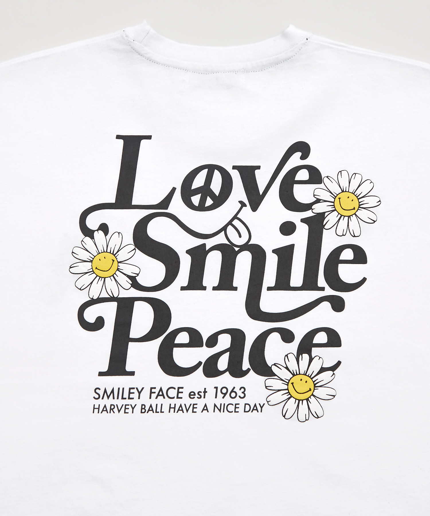 Smiliey Face】発泡プリント半袖Tシャツ