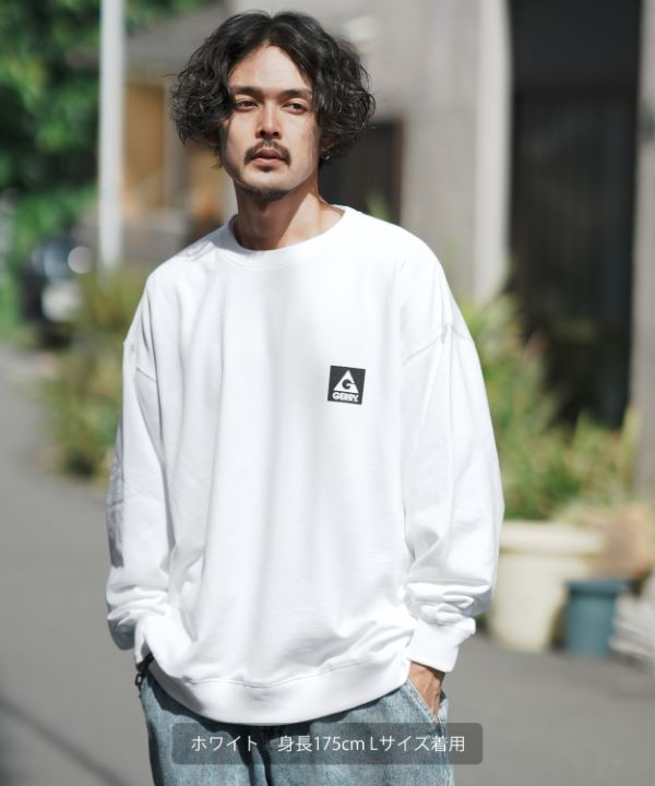 GERRY】別注ボックスロゴ裏毛トレーナー