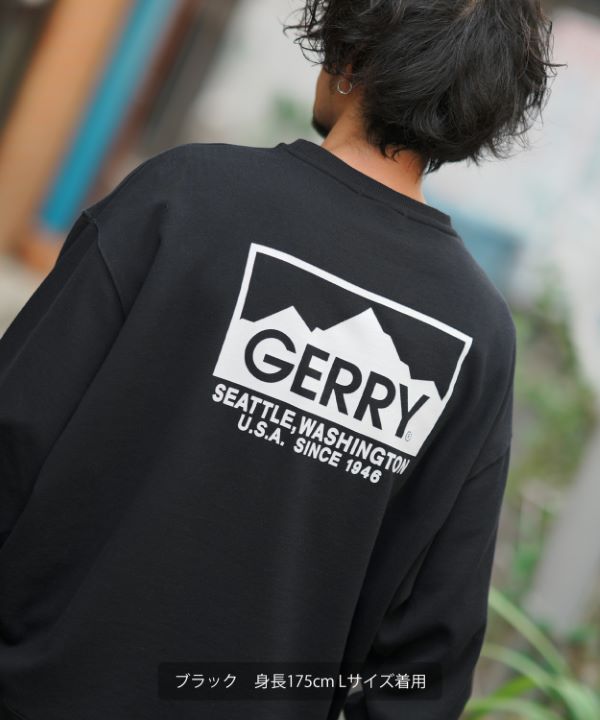 GERRY】別注ボックスロゴ裏毛トレーナー