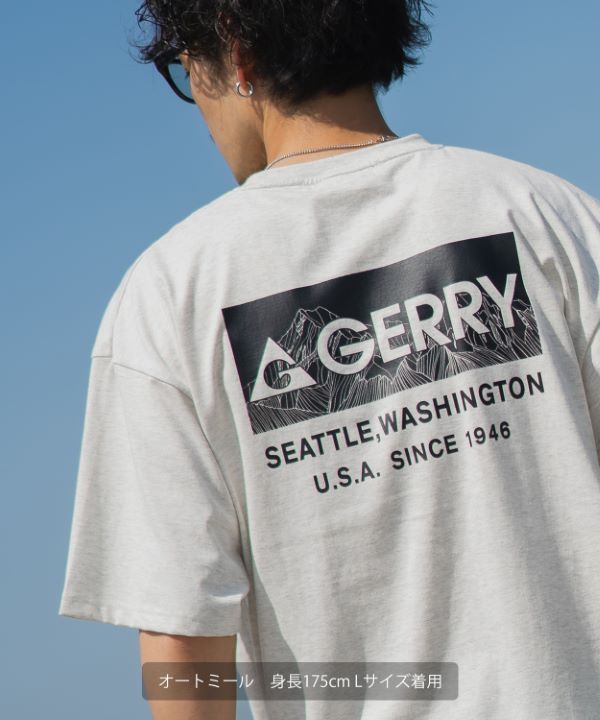GERRY】別注MTボックスロゴ半袖Tシャツ