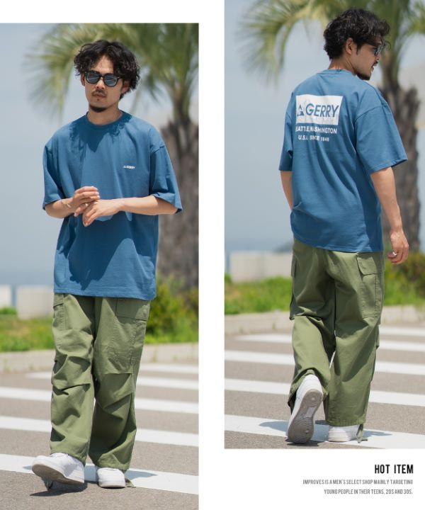 GERRY】別注MTボックスロゴ半袖Tシャツ