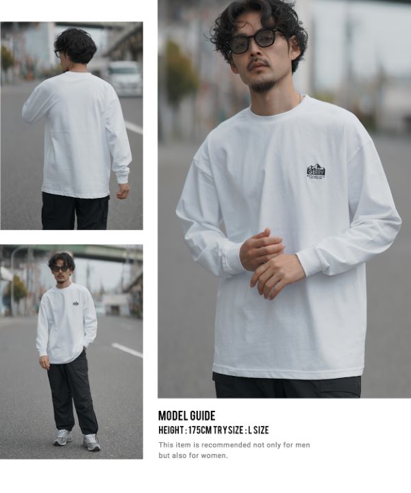 GERRY】別注MT刺繍長袖Tシャツ