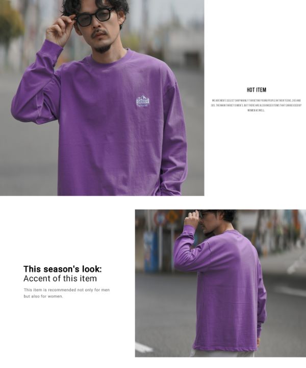 GERRY】別注MT刺繍長袖Tシャツ