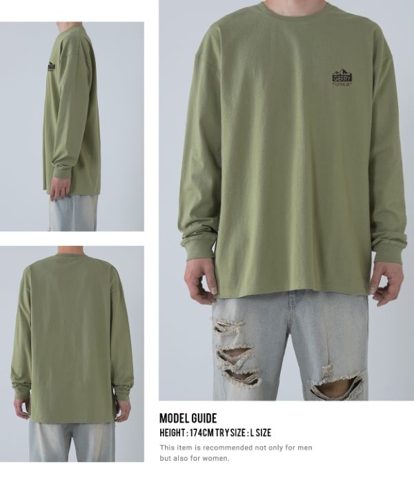 GERRY】別注MT刺繍長袖Tシャツ