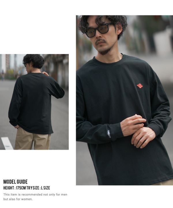 GERRY】別注ダイヤワッペン長袖Tシャツ