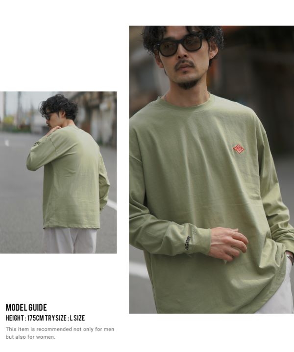 GERRY】別注ダイヤワッペン長袖Tシャツ