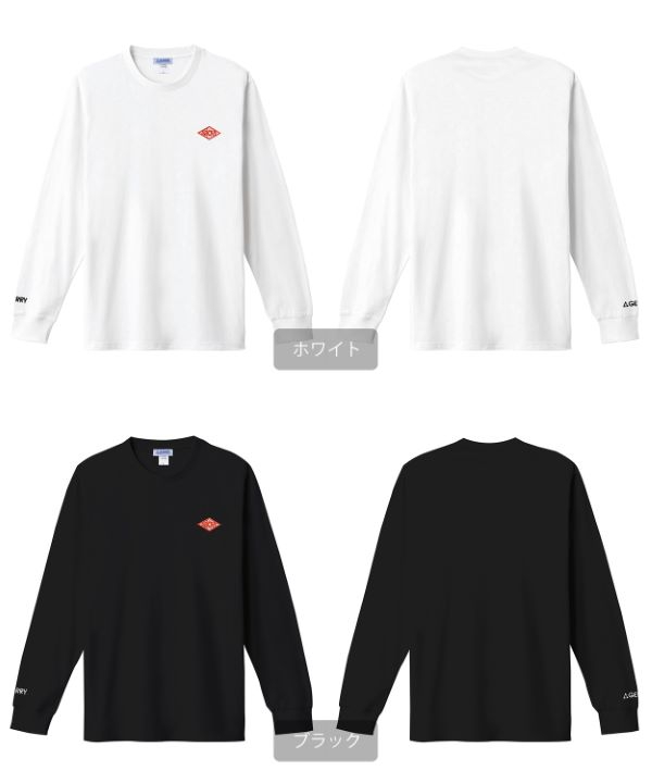 GERRY】別注ダイヤワッペン長袖Tシャツ