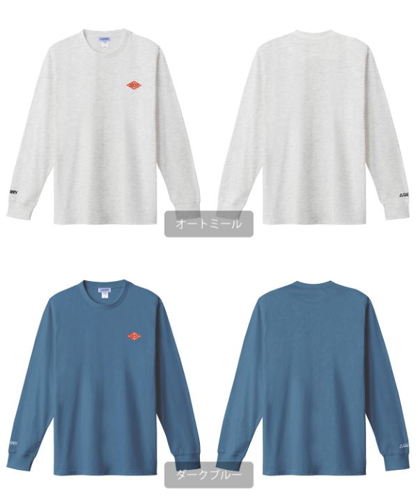 GERRY】別注ダイヤワッペン長袖Tシャツ